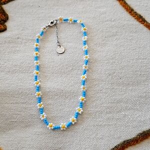Pura Vida Daisy Seed Bead Anklet